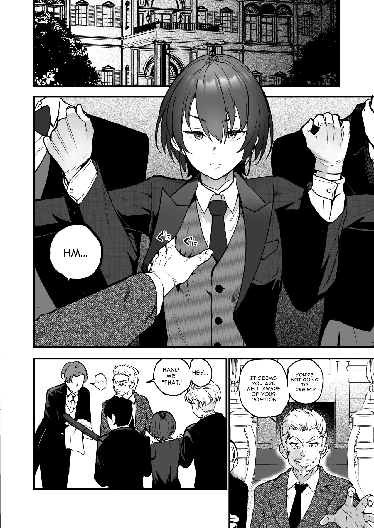 Hentai Manga Comic-Charming Female Butler Undergoes A Ruthless Masochist Corruption Induction Course-Read-3